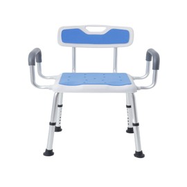 King Mills Plus Size Extra Wide Shower Chair for Elderly and Disabled with Anti-Slip Pads, Silla para Baño Adulto Mayor, Ideal for Seniors, Big & Tall Person. 150kg Weight Capacity.