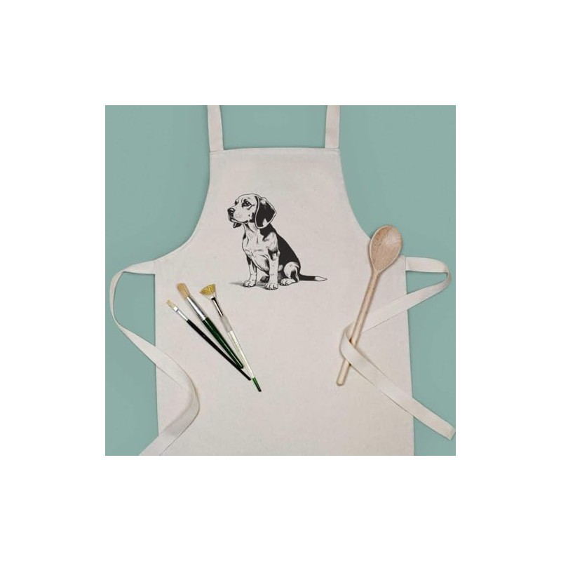 Azeeda 'Beagle Sitting' Kid’s Cooking Apron (AP00075482)