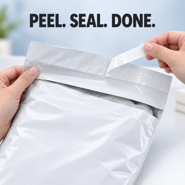 Biodegradable Self-Sealing Shipping Mailer Bags, Waterproof & Tear-Resistant, 5/10 Pack