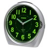 CASIO Alarm Clock Analog Silver Snooze Light TQ-481-8JF