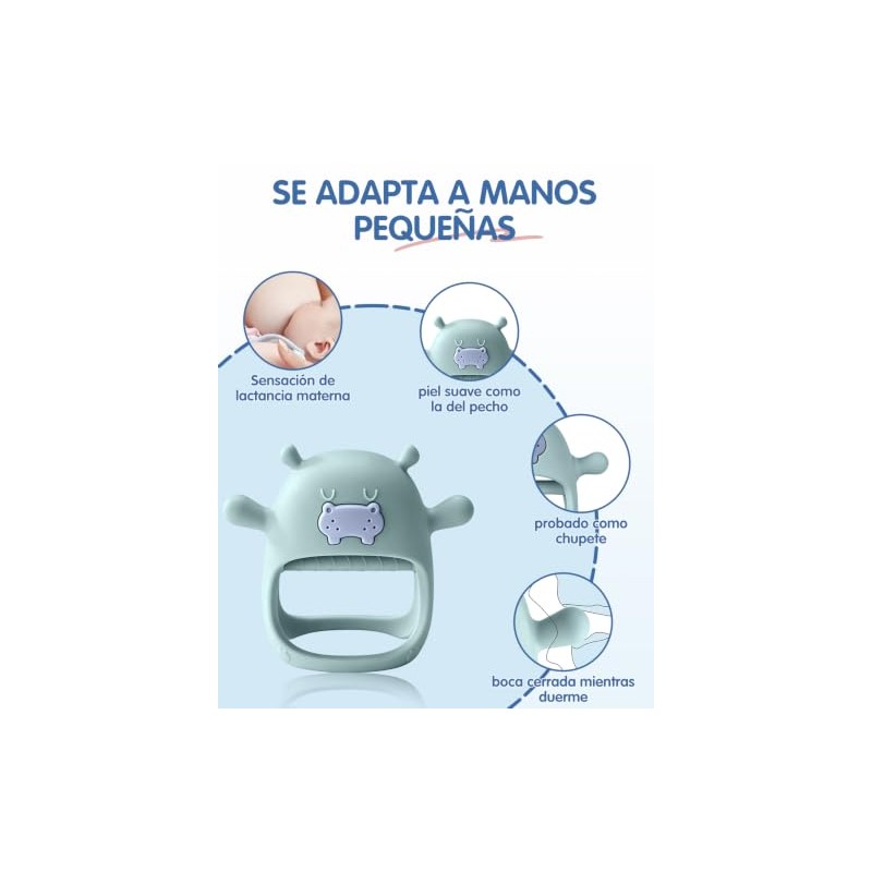 Cieloazul Teether Mordedores Beb?, Mordedor Silicona