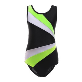 Gymnastics Leotards for Girls Athletic Clothes Activewear One-Piece Leotard for Ballet Gymnastics(130(8-9T), Gymnastics Leotards H) …