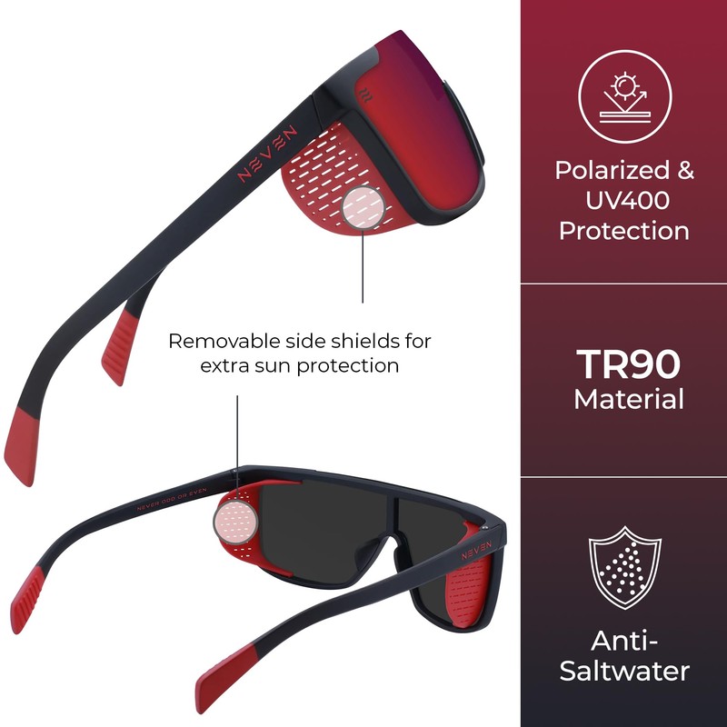 NEVEN Daywalkers  UV Polarized Glasses - Stylish Sporty Sunglasses -