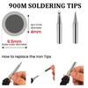 Soldering Iron Kit, 60W Adjustable Temperature 15-in-1, Solder Wire, 2