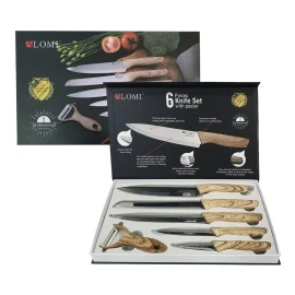 CL Set De Cuchillos Profesionales Acero Inoxidable Mango Tipo M