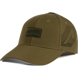 ACE Schakal Basecap - Tactical Mission Baseball Cap for Men - Sporty, Lightweight, Robust & Breathable - Olive - M-L