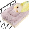 Bird Hammock Bed for Cage Parrot Perch Wooden Parakeet Sleeping