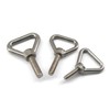 (4 Pieces) M8x35mm Triangular Lifting Eye Bolt Machine Bolt 304