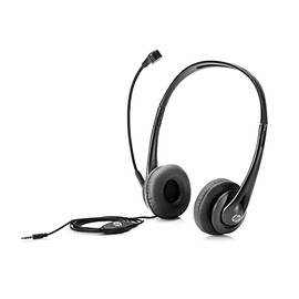HP Auriculares de micrófono con Cable con micrófono para PC (Conector estéreo de 3,5 mm)