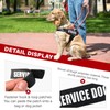 Service Dog Patches, 2Pack Patches with Hook Backing for Dog