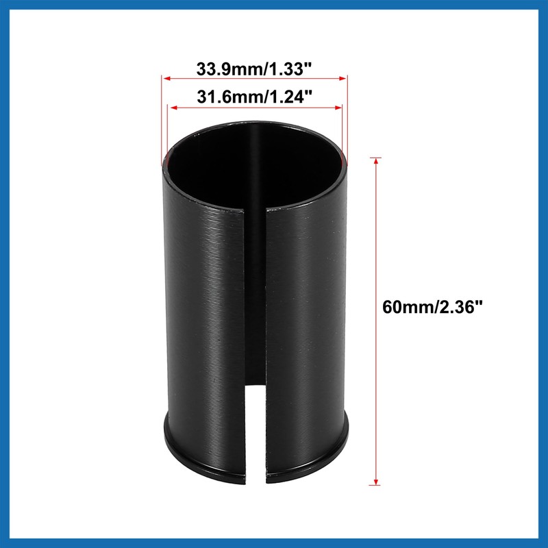A ABSOPRO Bicycle Bike Seat Post Tube Adapter Reducing Sleeve