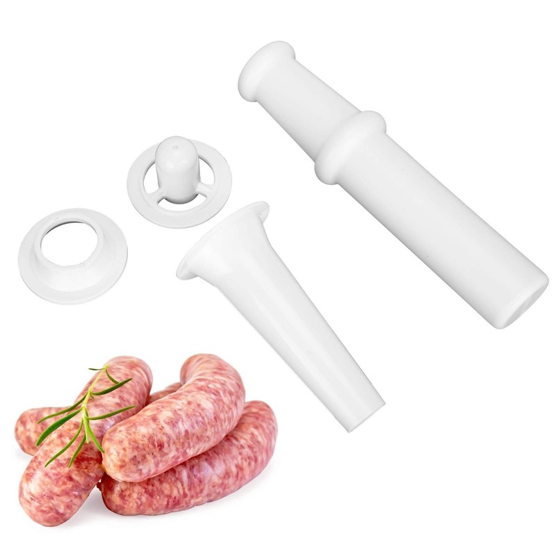 Kitchen Aid Meat Grinder Attachment, Universal Food Pusher + Sausage