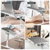 Laptop Bed Table - Adjustable Height, Foldable With USB Charging