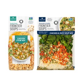 Anderson House Frontier Soups Combo Pack: (1) Colorado Campfire Chicken Stew, 7 oz and (1) Kentucky Homestead Chicken & Rice, 4.25 oz