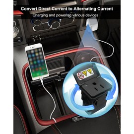 AUGREX Power Outlet Inverter Fit for Dodge Ram 1500 2500 3500 4500 5500 2013 2014 2015 2016, Replace 68159295AB
