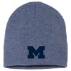 Michigan Primary Logo Solid Knit Beanie - Pink w Pink