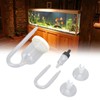 Aquarium Bubble Diffuser Prevent Clogging Transparent Glass Fish Tank Air