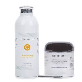NeedCrystals **Microdermabrasion Crystals Bundle (8 oz. / 227 g. Plain + Vitamin C)**