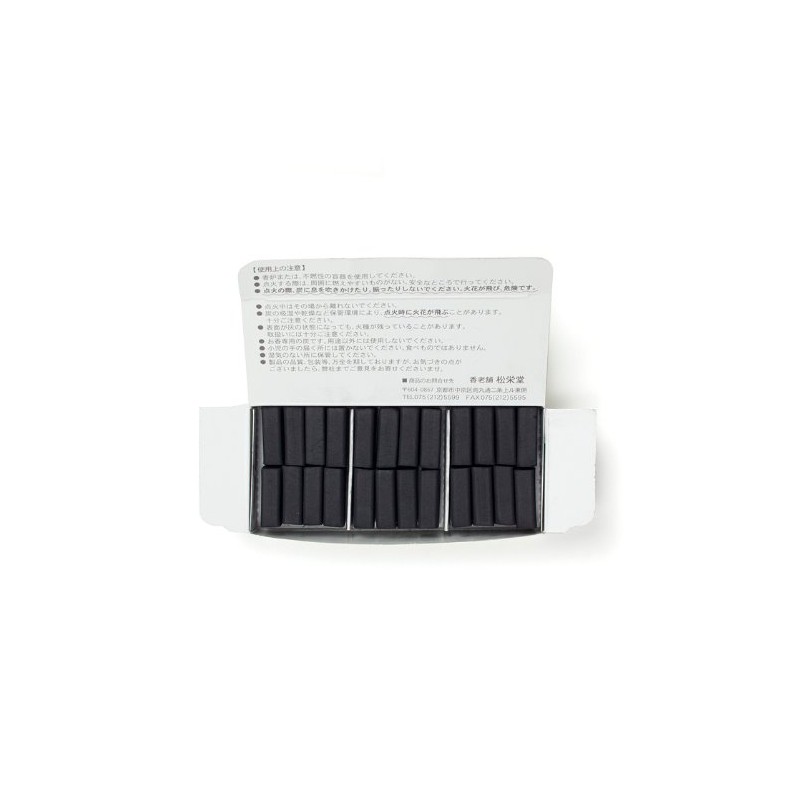 Shoyeido #750112 Miyako Charcoal, Large B, 24 Tablets, Green Box