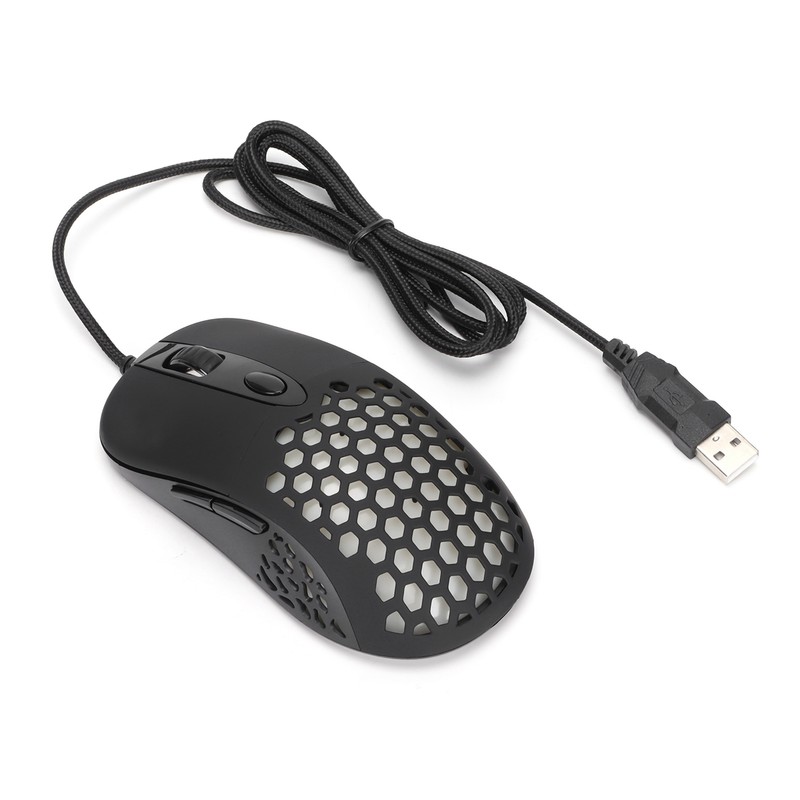 Gamer Wired Mouse X8 Hole Luminous Hollow RGB Computer Accessory