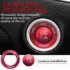 FALVFUN Car Push Start Button Cover, Aluminum Ignition Button Trim