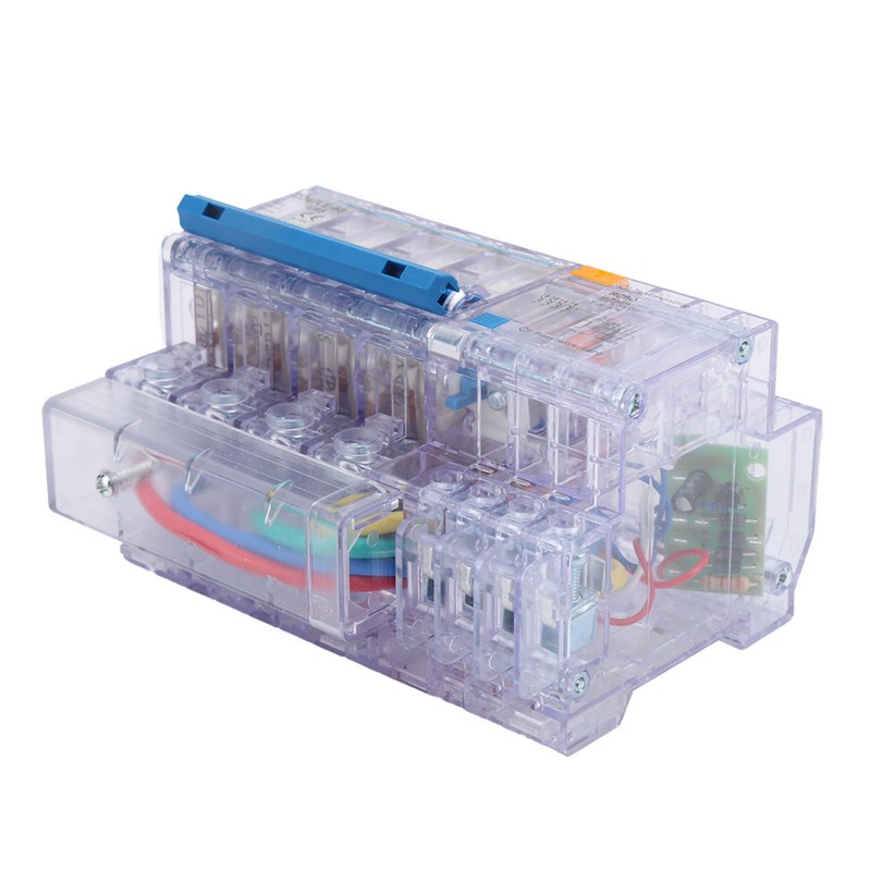DZ47LE-63 2P C63 Small Circuit Breaker Transparent Household Earth Leakage