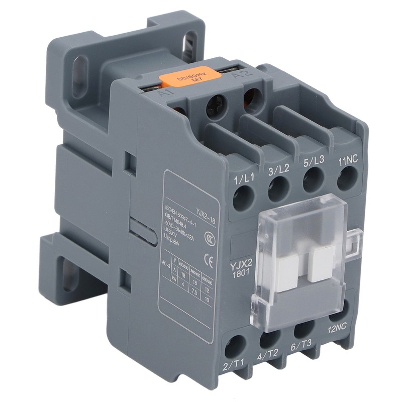 AC Contactor Copper Coil Normally Closed Silver Contact Circuit Switch