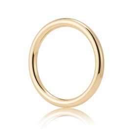 QIUTIMIY 15pcs Metal Seamless Welded O Rings,Multi-Purpose O-Ring Hardware for Crafts Dog Collar Macrame Rings,Gold 19mm