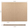 AKTOP Large Office Cork Board 60" x 36", Foldable Felt