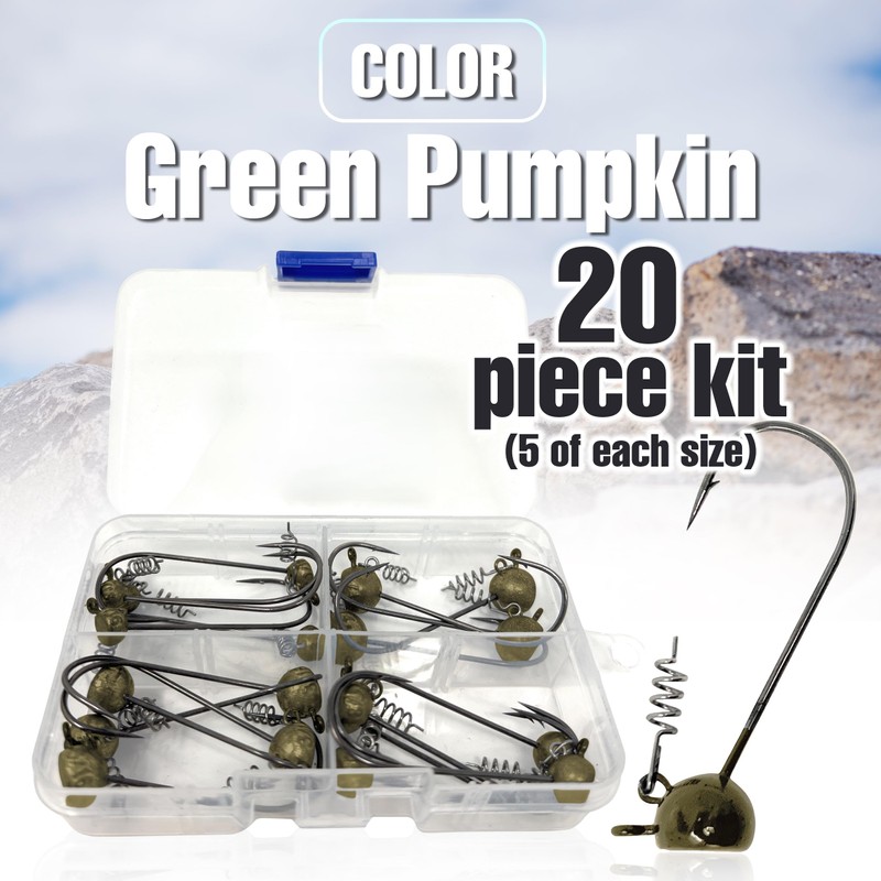 Reaction Tackle Stand-Up Shaky Head Jig, Size: 3/16oz. 4/0 10pk,