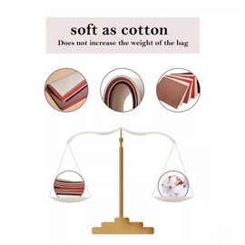 D.DUO Bag Purse Organizer With Zipper, Tote Organizer Insert For LV ONTHEGO(L,(14.5x6.7x7.8),Black)