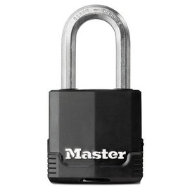 Master Lock 1-7/8 in. H x 1-3/16 in. W x 1-3/4 in. L Vinyl Covered Steel Ball Bearing Locking Padlock