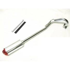 AFTERMARKET RED 28mm MUFFLER EXHAUST PIPE SET FOR XR50 CRF50 PIT DIRT BIKE RED BRAND NEW