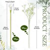 20 Pcs White Calla Lily and Baby's Breath Artificial Flower