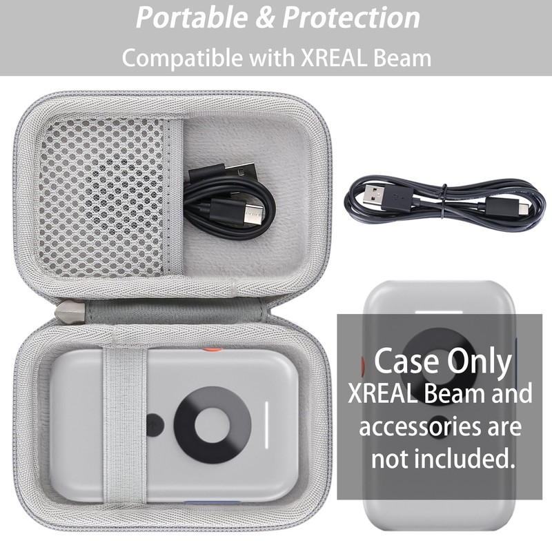 XREAL Beam Space Display Protective Case with Strap Scratch Proof