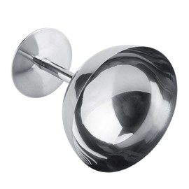 Aigend Stainless Steel Ice Cream Cup Multipurpose Dessert Container Sundae Bowls for Salad Fruit Pudding(Tall)