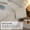 Quataly Twin Comforter Set Oatmeal,2PCS Soft Lightweight Breathable Bedding Comforter