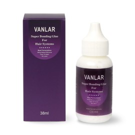 VANLAR Invisible Wig Bonding Glue Strong Hold Glue for Lace Front Wigs and Hair Systems Non Toxic - No Odor or Latex - Humidity & Water Resistant (1.3 fl oz)