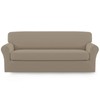 Easy-Going 2 Pieces Microfiber Stretch Sofa Slipcover – Spandex Soft