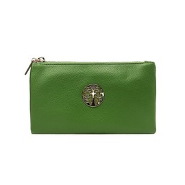 Long & Son Women's Medium Clutch, Wristlet, Shoulder,Cross-Body Bags 23321 (Green)