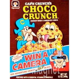 Choco Crunch Vintage Cereal Box High Quality Metal Fridge Magnet 3x4 7602