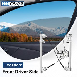 Front Left Driver Side Power Window Regulator with Motor Assembly Compatible with 2004 2005 2006 2007 2008 Ford F150 (Standard Cab/Crew Cab), 2006 2007 2008 Lincoln Mark LT, 741-428