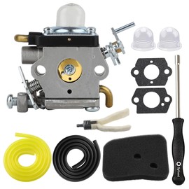 Carburetor Air Filter Kit for Husqvarna 122HD45 122HD60 Redmax CHT220 CHT220L Jonsered HT2223 HT2218 Hedge Trimmer 523012401 596658301