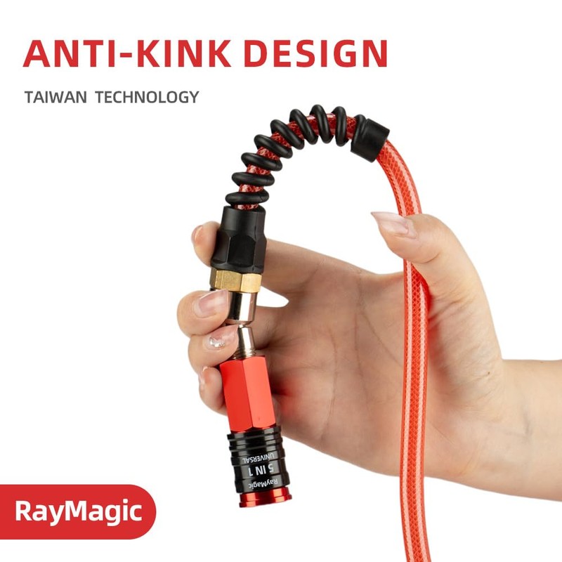 RayMagic Air Compressor Hose 1/4 Inch x 100 Feet Flexible