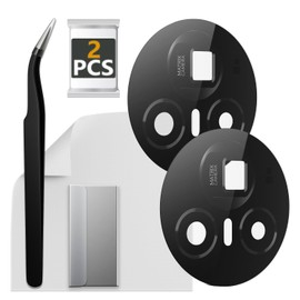 ExtKry 2 Pack Camera Glass for Honor Magic V3 FCP-AN10/N49 Replacement Original Rear Camera Lens Glass Replacement HD Camera Protection Camera Glass + Repair Kit