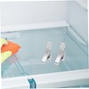 COHEALI 4pcs Refrigerator Shelf Support Clips Durable Hooks for Freezer