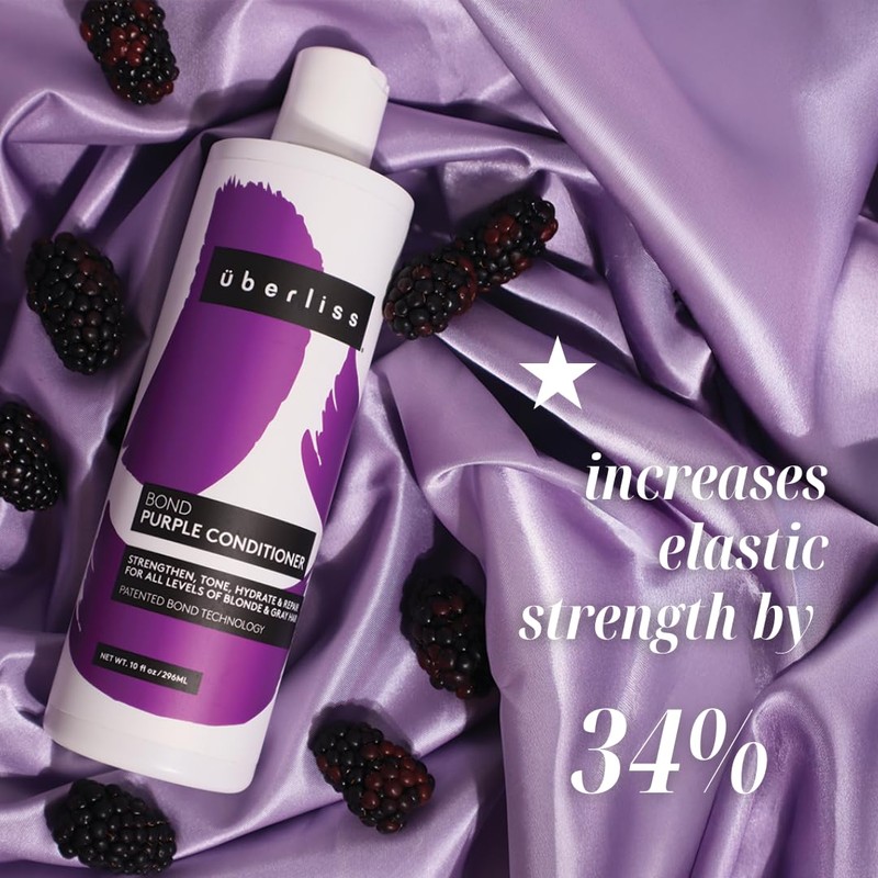 UBERLISS Bond Purple Conditioner for Blonde 10oz - Platinum Blonde