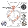 Cadena Dije Inicial Plata Chapado Oro14 Corazón Collar Letra