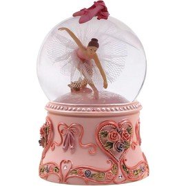 Crystal Ball Music Box Ballerina, Handpainted Dancing Ballerina Snow Globe Ballet Recital Gifts for Girls, Daughter, Granddaughter - Theme: Classic You are My Sunshine Tune