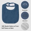 Muslin Baby Drool Bibs for Unisex Boys Girls, 6 Pack